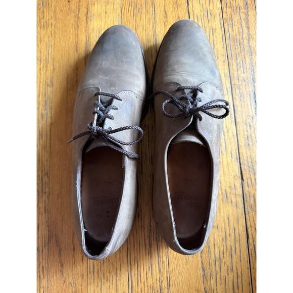 Allen Edmonds Shoes Mens Size 13 Brown Yale Plain Toe Derby Vibram Made in USA - Picture 7 of 10